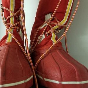 Kansas City Chiefs NFL winter boots - vintage, NOS